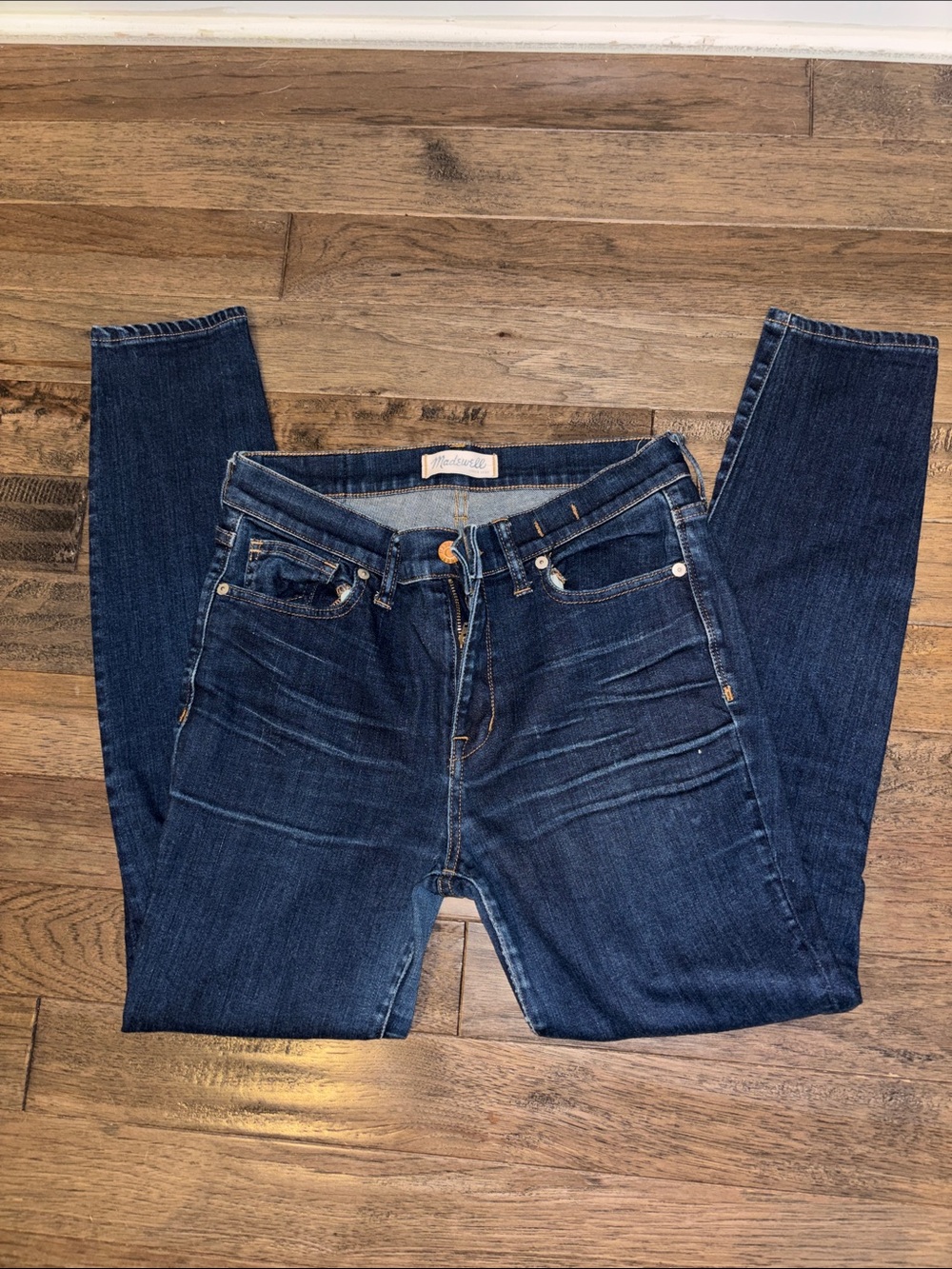 Madewell Women's Skinny Jeans in Deep Indigo